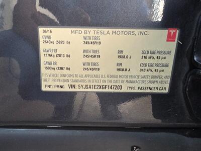 2016 Tesla Model S 90D AWD - 7 Passenger/Jump Seat - 300 Miles on Full Charge - Ultra High Fidelity Sound - Autopilot - Subzero Weather Package - Premium Upgrades Package - Sunroof - Smart Air Suspension - Power and Lighting Package - Photo 31 - Wood Dale, IL 60191