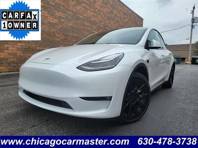 2021 Tesla Model Y Long Range AWD - 269 Miles on Full charge -  7 Seat Interior - Full-Self Driving Computer - Autopilot - Cold Weather Package - Premium Sound System - 1 Owner - NO Accident - Clean Title - Photo 1 - Wood Dale, IL 60191