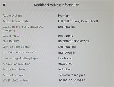 2021 Tesla Model Y Long Range AWD - 269 Miles on Full charge -  7 Seat Interior - Full-Self Driving Computer - Autopilot - Cold Weather Package - Premium Sound System - 1 Owner - NO Accident - Clean Title - Photo 18 - Wood Dale, IL 60191
