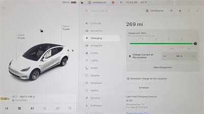 2021 Tesla Model Y Long Range AWD - 269 Miles on Full charge -  7 Seat Interior - Full-Self Driving Computer - Autopilot - Cold Weather Package - Premium Sound System - 1 Owner - NO Accident - Clean Title - Photo 10 - Wood Dale, IL 60191