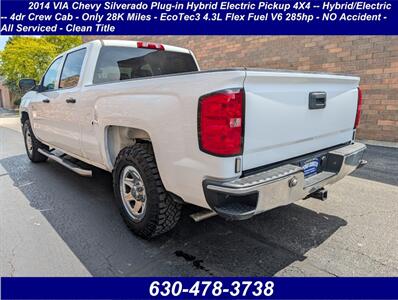 2014 Chevrolet Silverado 1500 4X4 -- VIA VTRUX Plug-in Hybrid - Only 28K Miles - EcoTec3 4.3L Flex Fuel V6 285hp - NO Accident - All Serviced - Clean Title - Photo 2 - Wood Dale, IL 60191