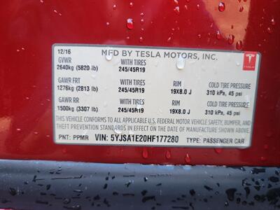 2017 Tesla Model S 90D AWD -- 7 Passenger/Jump Seat - 300 Miles  on Full Charge - Autopilot - Premium Upgrades Package - Sunroof - Smart Air Suspension - Power and Lighting Package - Clean Title - Photo 35 - Wood Dale, IL 60191