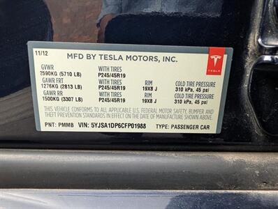 2012 Tesla Model S 85 -- FREE UNLIMITED SUPERCHARGE -- Ultra High Fidelity Sound - All Glass Panoramic Roof - Smart Air Suspension - Tech Package - Clean Title - Photo 27 - Wood Dale, IL 60191
