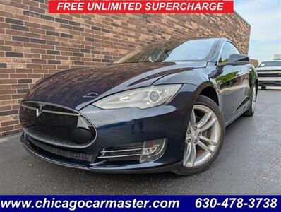 2012 Tesla Model S 85 -- FREE UNLIMITED SUPERCHARGE -- Ultra High Fidelity Sound - All Glass Panoramic Roof - Smart Air Suspension - Tech Package - Clean Title - Photo 1 - Wood Dale, IL 60191