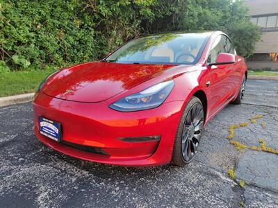 2021 Tesla Model 3 Dual Motor Performance AWD - 1 Owner -  265  Miles on Full Charge - Full-Self Driving Computer - Autopilot - Performance Brakes - Cold Weather Package - 20 " Performance Wheels - NO Accident - Clean Title - Photo 39 - Wood Dale, IL 60191