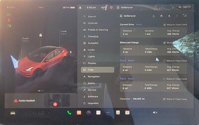 2021 Tesla Model 3 Dual Motor Performance AWD - 1 Owner -  265  Miles on Full Charge - Full-Self Driving Computer - Autopilot - Performance Brakes - Cold Weather Package - 20 " Performance Wheels - NO Accident - Clean Title - Photo 14 - Wood Dale, IL 60191