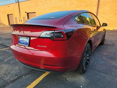 2021 Tesla Model 3 Dual Motor Performance AWD - 1 Owner -  265  Miles on Full Charge - Full-Self Driving Computer - Autopilot - Performance Brakes - Cold Weather Package - 20 " Performance Wheels - NO Accident - Clean Title - Photo 2 - Wood Dale, IL 60191