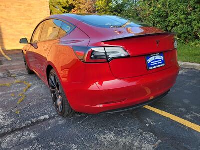 2021 Tesla Model 3 Dual Motor Performance AWD - 1 Owner -  265  Miles on Full Charge - Full-Self Driving Computer - Autopilot - Performance Brakes - Cold Weather Package - 20 " Performance Wheels - NO Accident - Clean Title - Photo 4 - Wood Dale, IL 60191