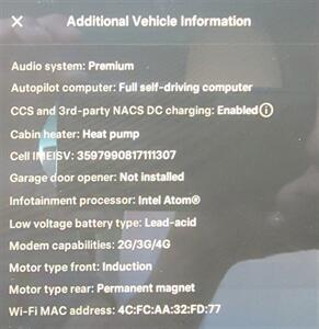 2021 Tesla Model 3 Dual Motor Performance AWD - 1 Owner -  265  Miles on Full Charge - Full-Self Driving Computer - Autopilot - Performance Brakes - Cold Weather Package - 20 " Performance Wheels - NO Accident - Clean Title - Photo 18 - Wood Dale, IL 60191