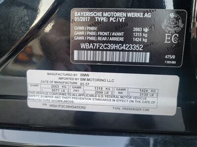 2017 BMW 750Li xDrive - 4.4L Twin Turbo V8 445hp -  Navigation - Backup Camera - Fully Loaded - All Serviced - Canada Edition - Clean Title - Photo 29 - Wood Dale, IL 60191