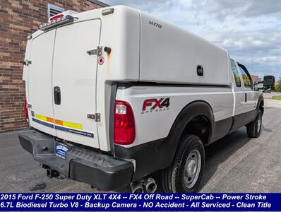 2015 Ford F-250 Super Duty XL - 4X4 -- FX4 Off Road -- SuperCab --  Power Stroke 6.7L Biodiesel Turbo V8 - Backup Camera - NO Accident - All Serviced - Clean Title - Photo 2 - Wood Dale, IL 60191