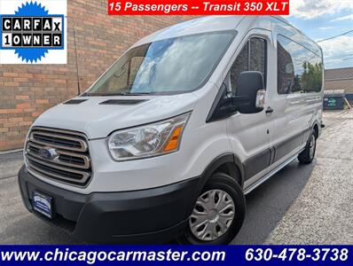 2016 Ford Transit 350 XLT - 15 Passengers - Navigation - Backup Camera - Bluetooth - NO Accident - Clean Title - All Serviced - Photo 1 - Wood Dale, IL 60191