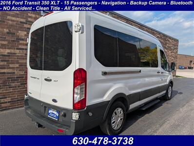 2016 Ford Transit 350 XLT - 15 Passengers - Navigation - Backup Camera - Bluetooth - NO Accident - Clean Title - All Serviced - Photo 2 - Wood Dale, IL 60191