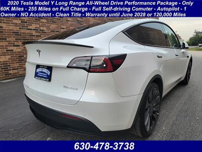 2020 Tesla Model Y Performance AWD -- 255 Miles on Full Charge - Full self-Driving Computer - Auto Pilot - 21 " Wheels - 1 Owner - NO Accident - Clean Title WARRANTY - Photo 2 - Wood Dale, IL 60191