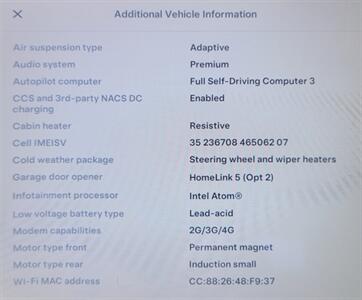 2020 Tesla Model S Long Range Plus - 340 Miles on Full Charge -  Full Self-driving Computer - Adaptive Suspension - Cold Weather Package - Glass Roof - Auto Pilot - 1 Owner - NO Accident - Clean Title - WARRANTY - Photo 10 - Wood Dale, IL 60191