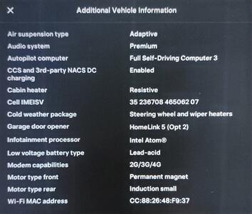 2020 Tesla Model S Long Range Plus - 340 Miles on Full Charge - Full Self-driving Computer - Adaptive Suspension - Cold Weather Package - Glass Roof - Auto Pilot - 1 Owner - NO Accident - Clean Title - WARRANTY - Photo 21 - Wood Dale, IL 60191