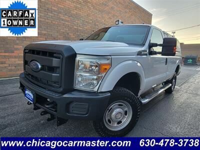 2013 Ford F-250 Super Duty  4X4 XL --- 6.2L Flex Fuel V8 385hp --  Snow Plow Ready - 8ft Long Bed - Backup Camera - Fiberglass Utility Topper - All Serviced - Clean Title - Photo 1 - Wood Dale, IL 60191