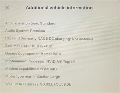 2013 Tesla Model S 85 - Only 77K Miles -- 280 Miles on Full Charge  - Ultra High Fidelity Sound - All Glass Panoramic Roof - Smart Air Suspension - Tech Package - NO Accident - Clean Title - Photo 20 - Wood Dale, IL 60191