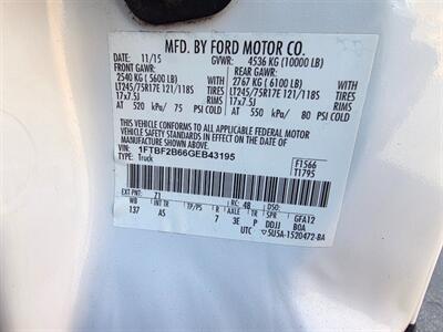 2016 Ford F-250 Super Duty XL 4X4 - Only 41K Miles - 8Ft Bed Liner  - Snow Plow Package with Brackets - Power Window and Lock - NO Accident - Clean Title - All Serviced - Photo 19 - Wood Dale, IL 60191