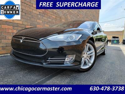 2014 Tesla Model S 85 -- FREE SUPERCHAGE -- 275 Miles on Full Charge  - 1 Owner - Ultra High  Fidelity Sound - Tech Package - Panoramic Roof - Clean Title - Photo 1 - Wood Dale, IL 60191