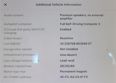 2020 Tesla Model 3 Standard Range Plus - Full Self Driving Computer Auto Pilot - 1 Owner - NO Accident - Clean Title - Photo 17 - Wood Dale, IL 60191