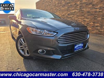2015 Ford Fusion Hybrid Titanium - Only 65K Miles - 42 Miles per Gallon -  Navigation - Backup Camera - Bluetooth - Sunroof - Heated Seats - Clean Title - All Serviced - Photo 1 - Wood Dale, IL 60191