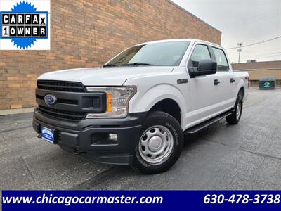 2018 Ford F-150 XL  4WD -- Super Crew Cab 4Door - Only 65K Miles  - 5.0L V8 395hp - 5.5ft Bed - 1 Owner - Backup Camera - Bluetooth - Clean Title - All Serviced... - Photo 1 - Wood Dale, IL 60191