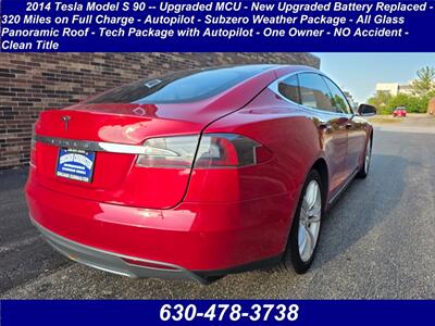 2014 Tesla Model S 90 -- Upgraded MCU - New Upgraded Battery Replaced - 320 Miles on Full Charge - Autopilot - Subzero Weather Package - All Glass Panoramic Roof - Tech Package - NO Accident - Clean Title - Photo 2 - Wood Dale, IL 60191