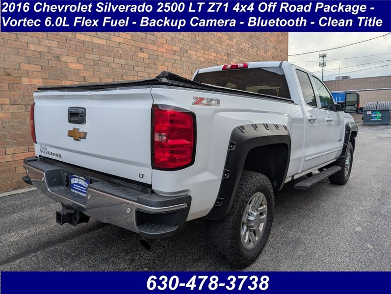 2016 Chevrolet Silverado 2500 LT Z71 4x4 Off Road Package - Vortec 6.0L Flex  Fuel - Backup Camera - Bluetooth - Clean Title