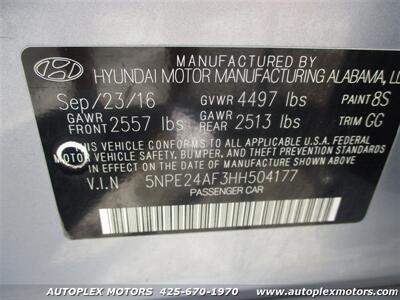 2017 Hyundai SONATA   - Photo 30 - Lynnwood, WA 98036