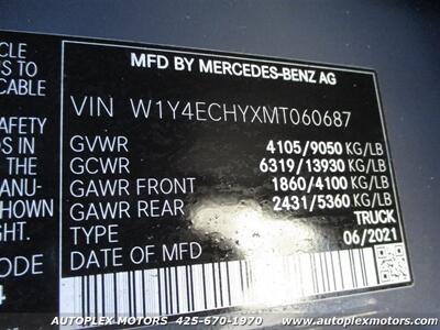 2021 Mercedes-Benz Sprinter 2500  - 1 OWNER VEHICLE - Photo 20 - Lynnwood, WA 98036