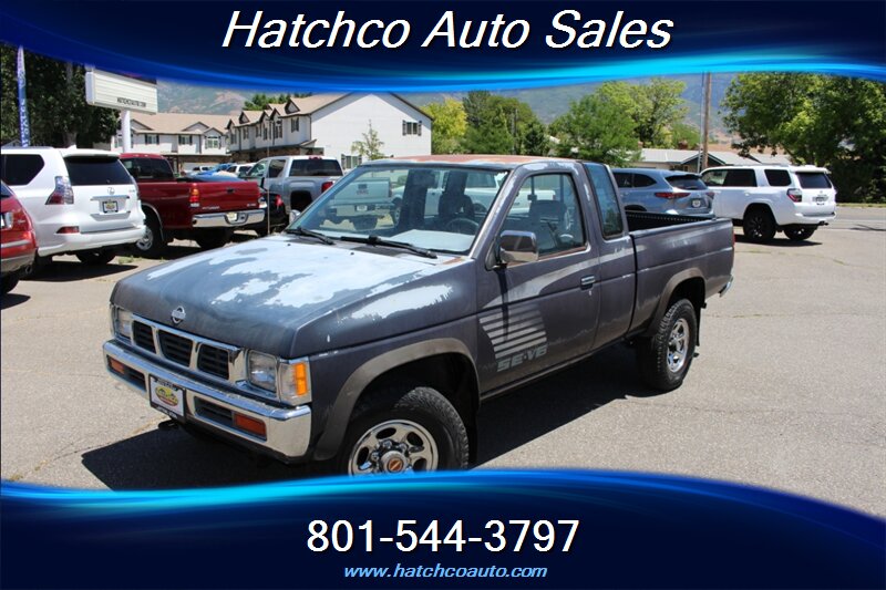 Midnight Blue Pearl 1993 Nissan Truck Pickup Truck Four-Wheel Drive Automatic