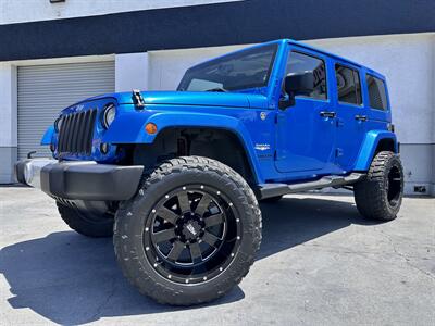 2015 Jeep Wrangler Unlimited Sahara * LIFTED * 20 " RIMS * 35 " TIRES * 4X4 *   - Photo 10 - Vista, CA 92084