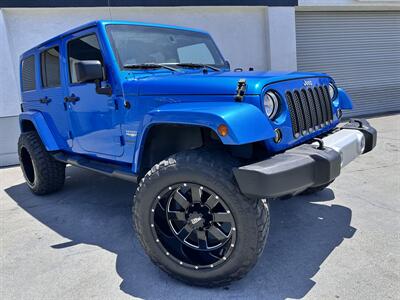 2015 Jeep Wrangler Unlimited Sahara * LIFTED * 20 " RIMS * 35 " TIRES * 4X4 *   - Photo 11 - Vista, CA 92084