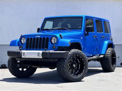 2015 Jeep Wrangler Unlimited Sahara * LIFTED * 20 " RIMS * 35 " TIRES * 4X4 *   - Photo 13 - Vista, CA 92084