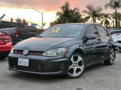 2016 Volkswagen Golf GTI Autobahn * TURBO * 6 SPEED MANUAL * LEATHER * Hatchback