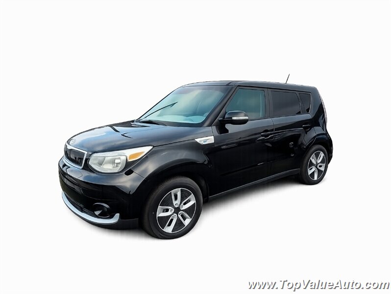 Black 2017 Kia Soul EV Wagon Front-Wheel Drive Automatic