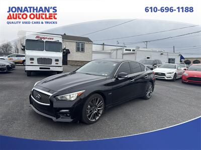 2016 INFINITI Q50 Red Sport 400 Sedan