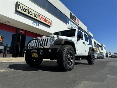 2014 Jeep Wrangler UNLIMITED Sport  4WD BUMPERS WINCH CarPlay One Owner Like New