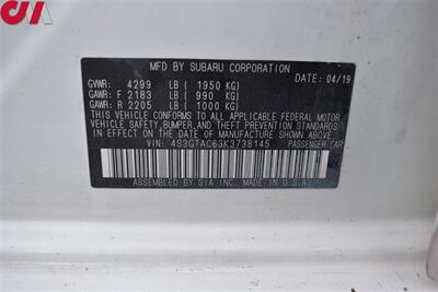 2019 Subaru Impreza Premium  AWD 2.0i 4dr Wagon! Rear View Camera! Apple CarPlay & Android Auto! Heated Seats! Cruise Control! Trunk Cargo Cover! Roof Rails! 28MPG City! 36MPG Hwy! - Photo 29 - Portland, OR 97266