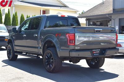2015 Ford F-150 Platinum  4x4 4dr SuperCrew 5.5 ft. SB! Bird Eye View Backup Camera! Bluetooth! Heated & Ventilated Leather Seats! Rear Heated Seats! Tow Package! Ambient Lighting! Sunroof! - Photo 2 - Portland, OR 97266