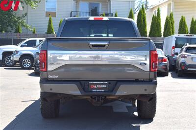 2015 Ford F-150 Platinum  4x4 4dr SuperCrew 5.5 ft. SB! Bird Eye View Backup Camera! Bluetooth! Heated & Ventilated Leather Seats! Rear Heated Seats! Tow Package! Ambient Lighting! Sunroof! - Photo 4 - Portland, OR 97266