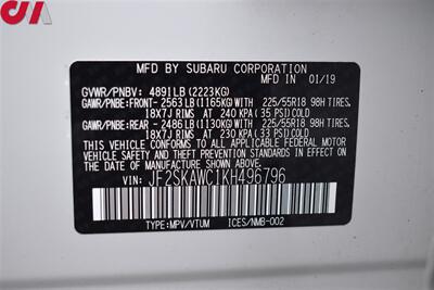 2019 Subaru Forester Touring  AWD 4dr Crossover! EyeSight Assist! X-Mode! SI-Drive! Back-Up Cam! Blind Spot Monitor! GPS Nav! Apple CarPlay! Android Auto! Full Heated Leather Seats! Power Liftgate! - Photo 38 - Portland, OR 97266