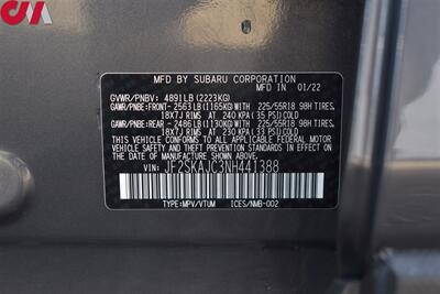 2022 Subaru Forester Sport  AWD 4dr Crossover! EyeSight Assist! X-Mode! SI-Drive! Blind Spot Monitor! Back-Up Camera! Apple CarPlay! Android Auto! Heated Seats! Sunroof! All Weather Mats! Power Liftgate! Roof Rails! - Photo 34 - Portland, OR 97266