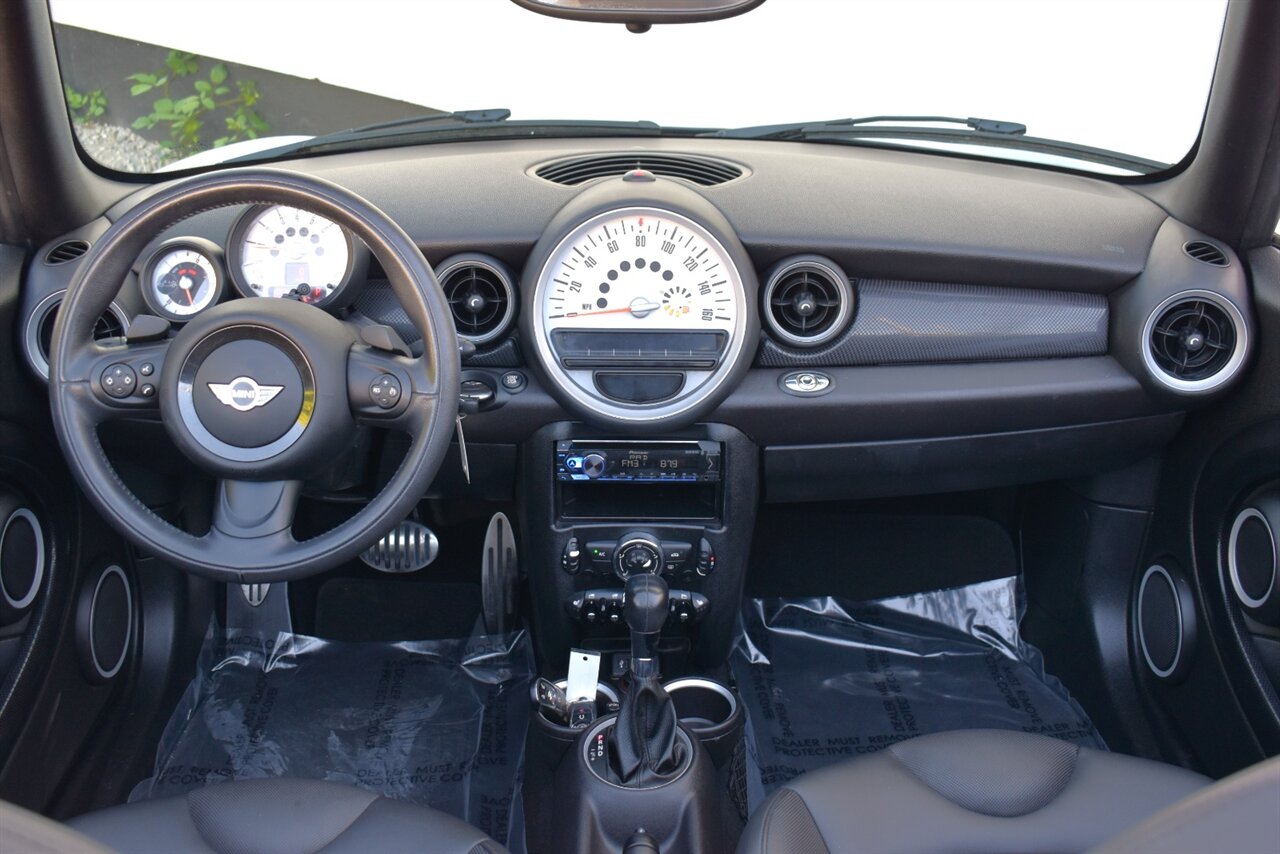2013 MINI Convertible Cooper S 2dr! Sport-tuned suspension! Drive Mode Select! Cruise Control! Full Leather Seats! Heated front seats! Bluetooth Connectivity! - Photo 16 - Portland, OR 97266