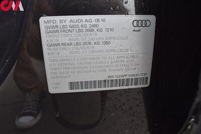 2017 Audi Q5 2.0T quattro Premium Plus  4dr SUV**BY APPOINTMENT ONLY** Back Up Camera! Parking Assist Sensors! Blind Spot Monitor! Navigation! Bluetooth! Heated Leather Seats! Pano-Sunroof! Pwr-Liftgate! - Photo 34 - Portland, OR 97266