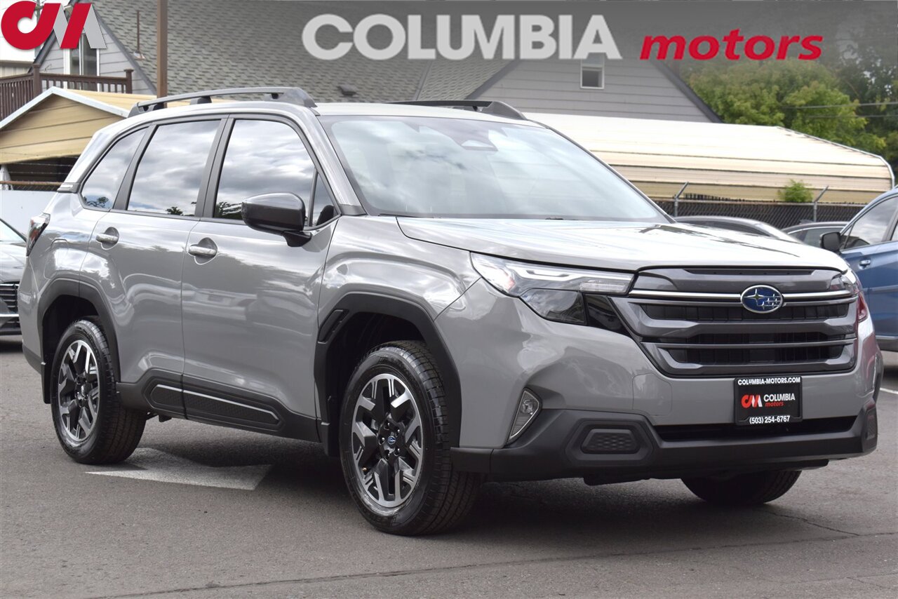 2025 Subaru Forester Premium  AWD 4dr Crossover! EyeSight Assist! X-Mode! SI-Drive! Rear View Camera! Auto Liftgate! Apple CarPlay & Android Auto! Heated Front Seats! Qi Wireless Charger! Roof Rails! - Photo 1 - Portland, OR 97266