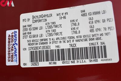 2007 Dodge Ram 2500 SLT  4x4 4dr Quad Cab 8 ft. LB Pickup**BY APPOINTMENT ONLY**4H & 4L! Cruise Control! Power Windows! CARPASS Seats Covers! Bedliner! AMP Research Running Boards! - Photo 32 - Portland, OR 97266