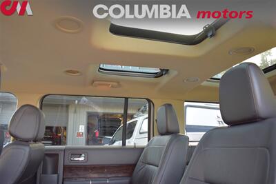 2013 Ford Flex Limited  AWD 4dr Crossover w/EcoBoost**BY APPOINTMENT ONLY**Rear View Camera! Bluetooth! GPS Navigation! Cooled & Heated Leather Seats! Front & Rear Sunroofs! Tow Hitch! Roof Rails! - Photo 21 - Portland, OR 97266