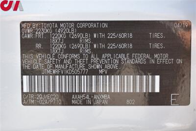 2019 Toyota RAV4 Hybrid XSE  AWD 4dr SUV**BY APPOINTMENT ONLY** 41 City MPG! 38 Hwy MPG! Back Up Cam! Lane Assist! Collision Mitigation! Navi! Heated Leather Seats!  Eco & Sport Modes! Powered Liftgate! Pano-Sunroof! - Photo 33 - Portland, OR 97266